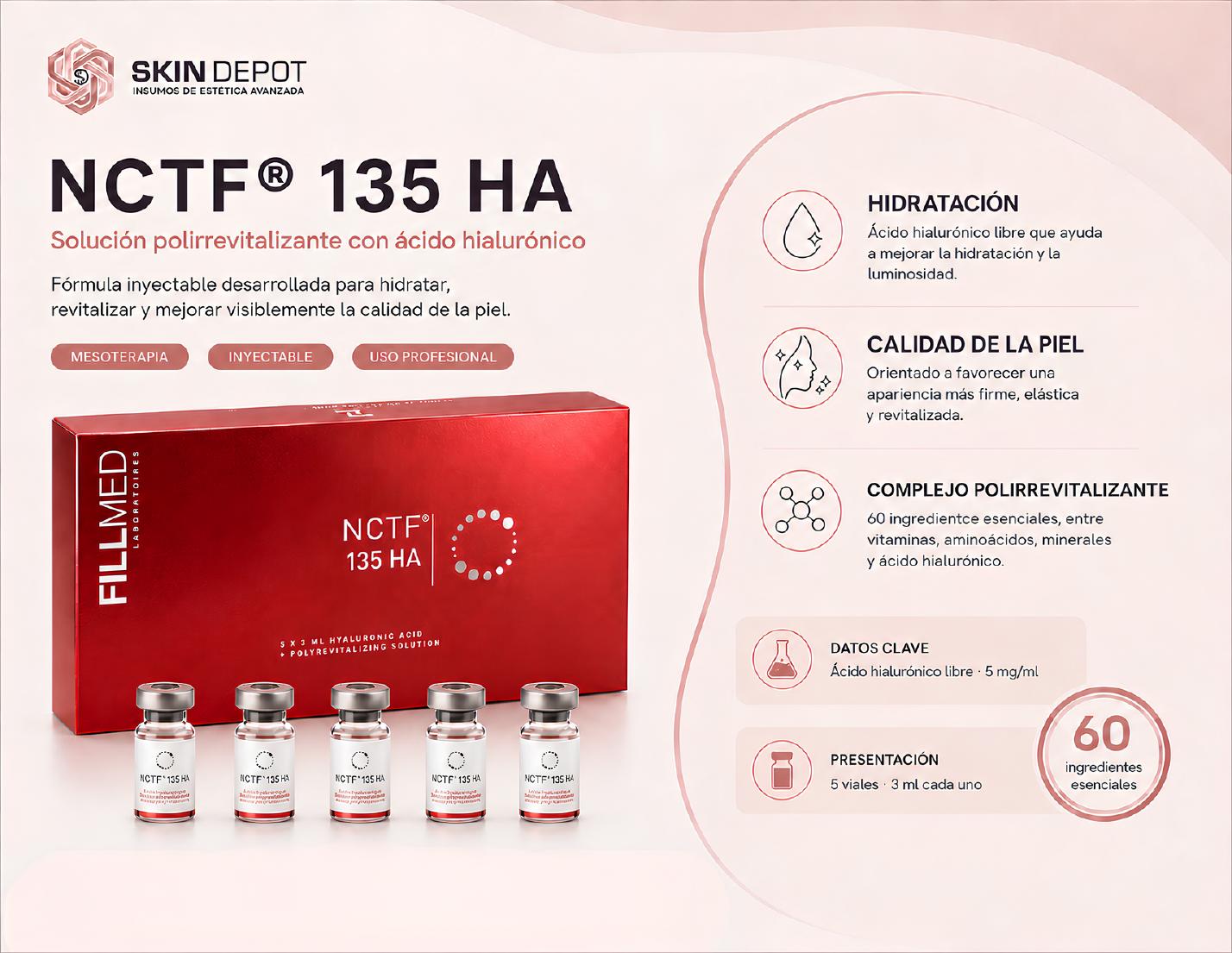 NCTF® 135 HA — Polirrevitalizante 5×3 ml