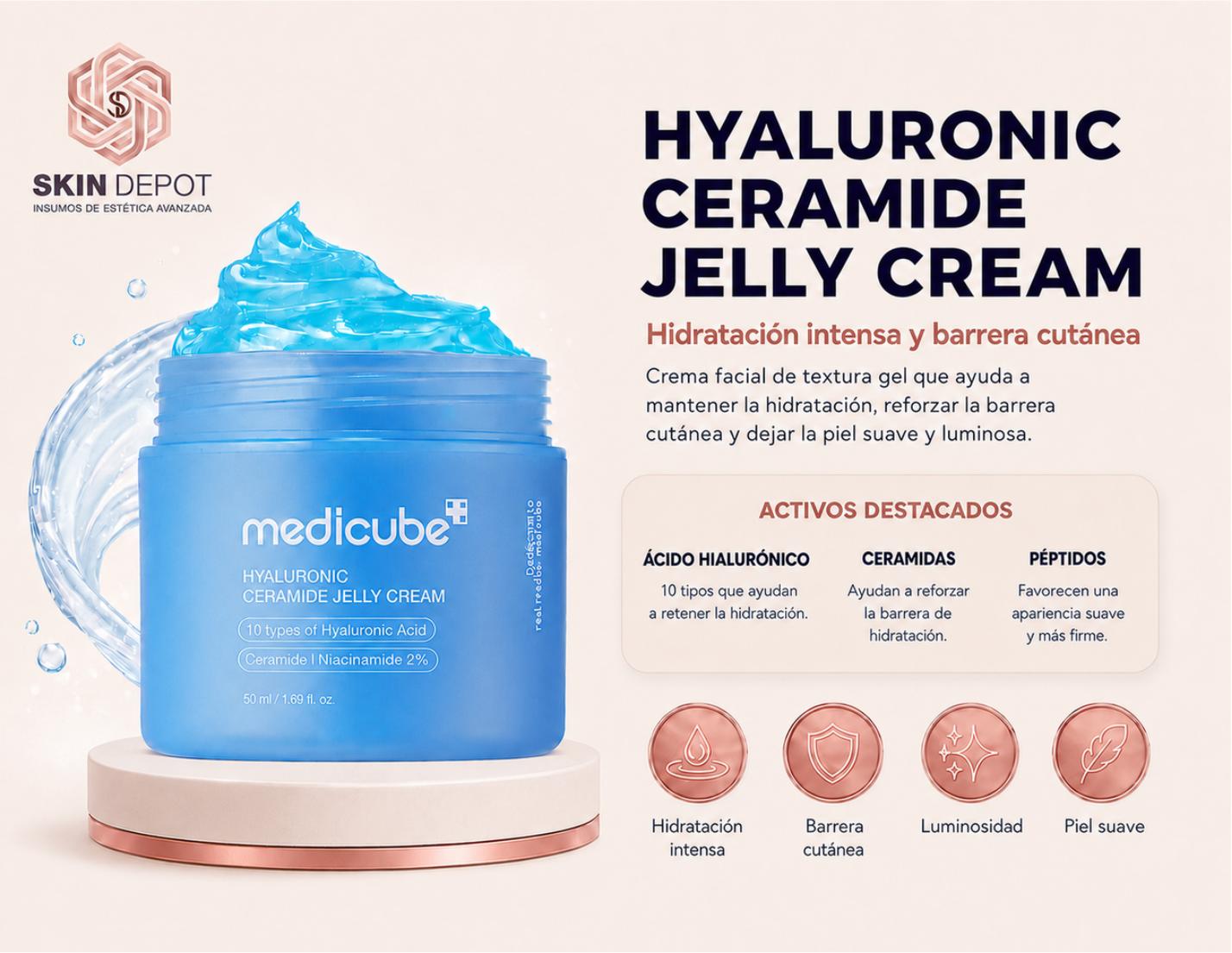 Medicube Hyaluronic Ceramide Jelly Cream — 50 ml