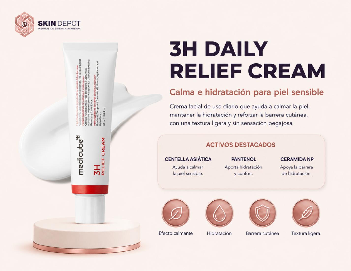 Medicube 3H Daily Relief Cream — 50 ml