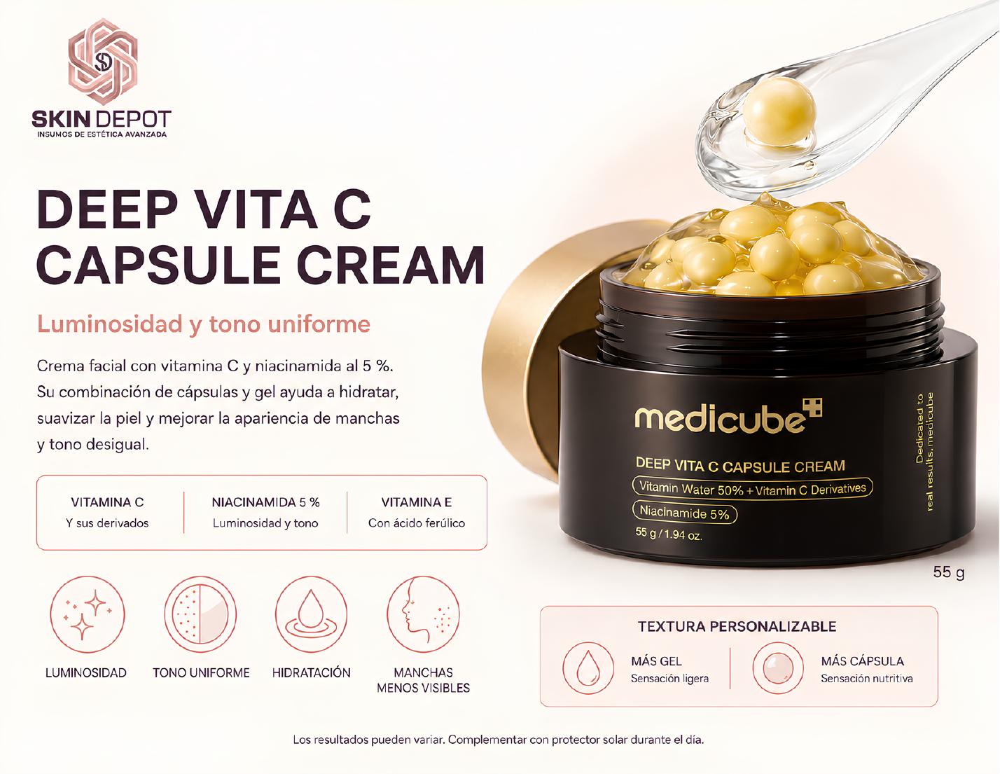 Medicube Deep Vita C Capsule Cream — 55 g