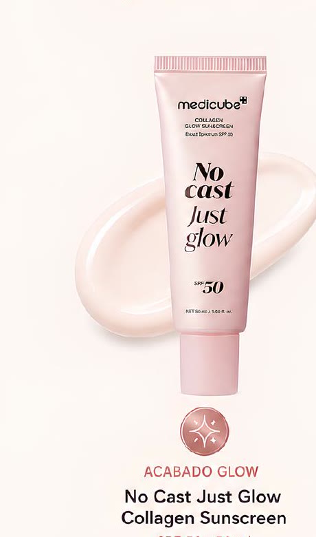 Medicube No Cast Just Glow Collagen Sunscreen SPF 50 — 50 ml